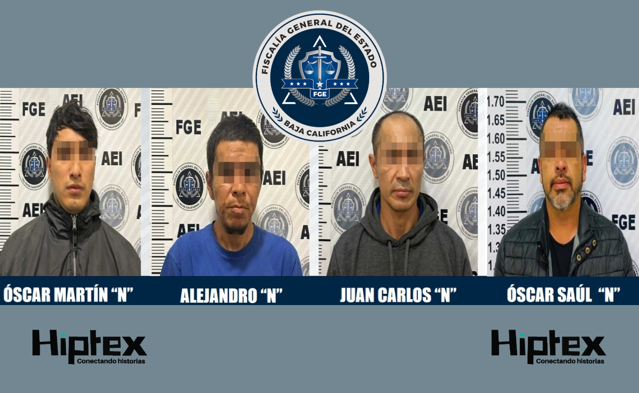 Arrestan a cuatro buscados por la justicia en Tijuana