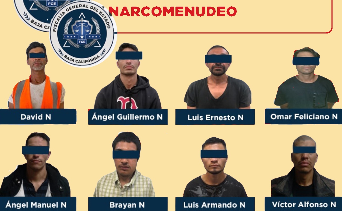 Capturan a ocho prófugos de la ley en Tijuana por diversos delitos