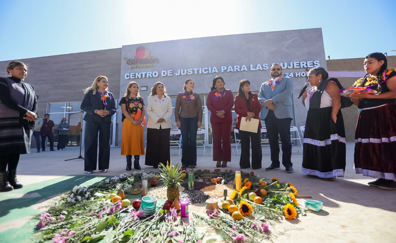 Inaugura gobernadora Marina del Pilar el Centro de Justicia para las Mujeres en San Quintín