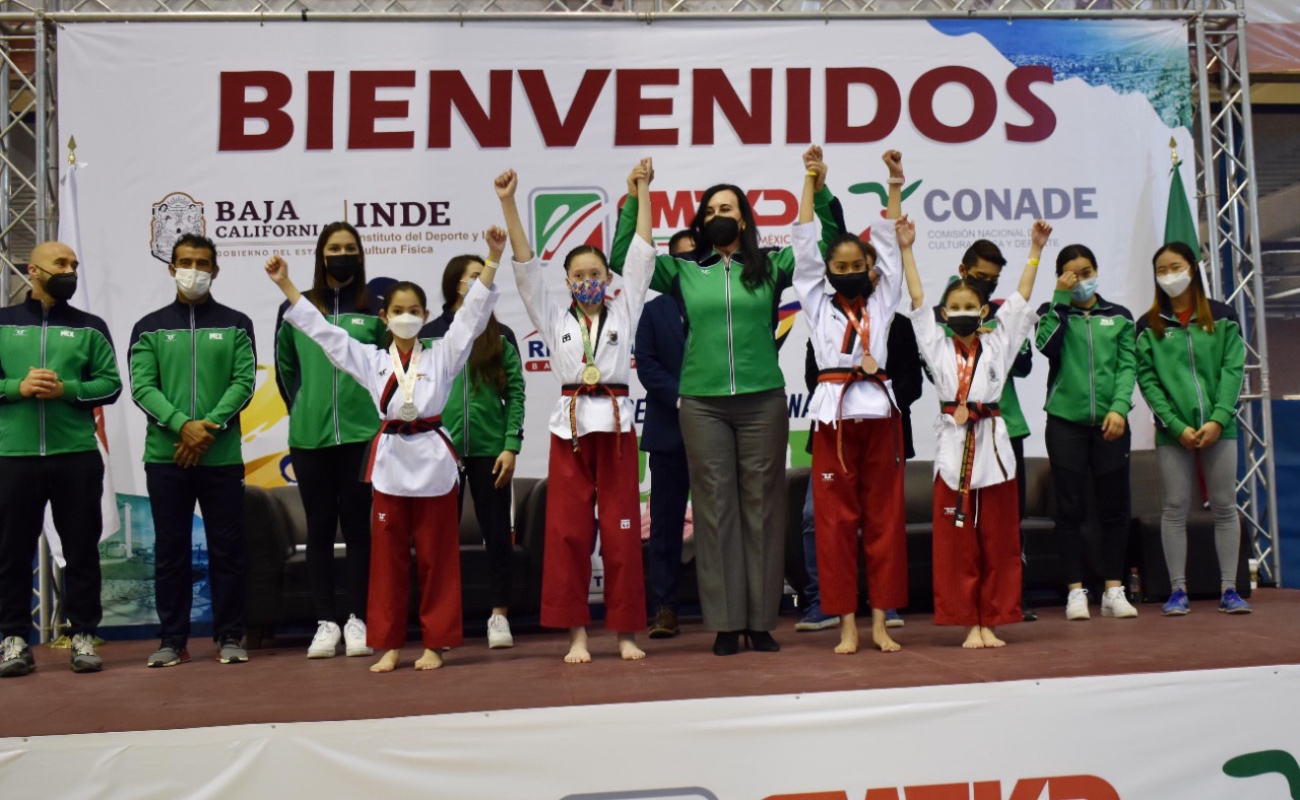 Gana BC primeras medallas en el nacional de Taekwondo