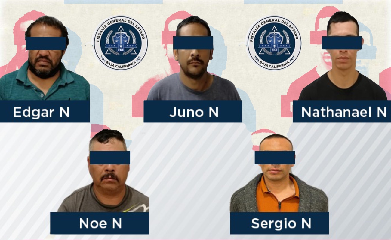 Capturan a cinco prófugos de la justicia acusados  de diversos delitos