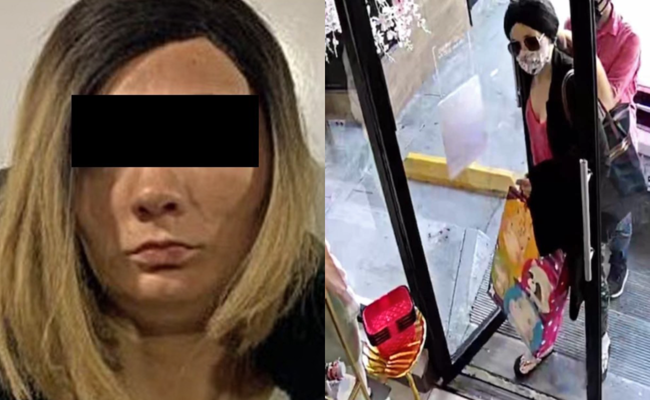 Capturan a “Lady Pelucas” acusada de robo a comercios de la Zona Centro
