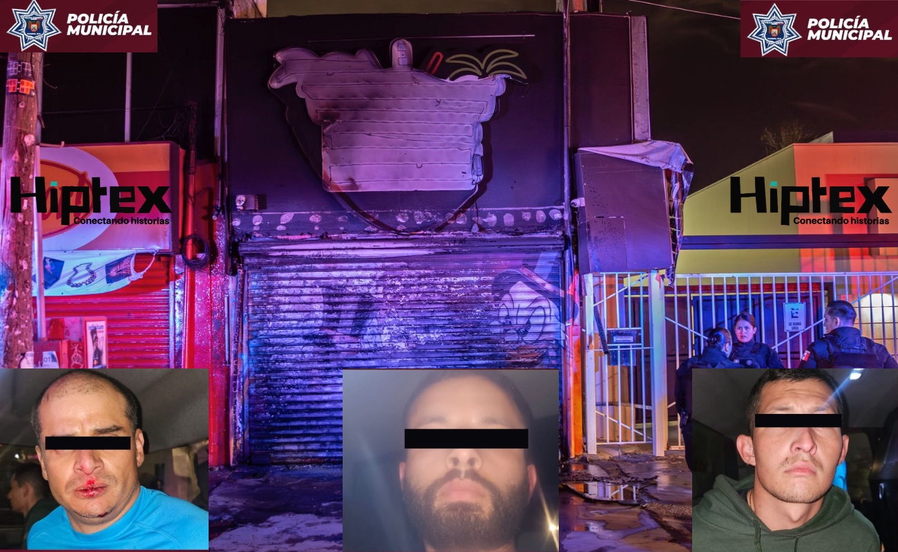 Capturan a tres involucrados en ataques a locales de “Smoke Shop”