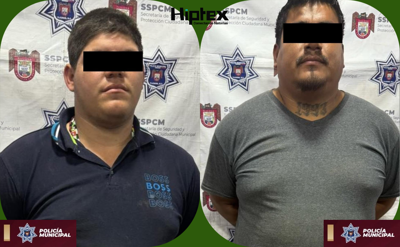 Capturan en Tijuana a dos presuntos huachicoleros