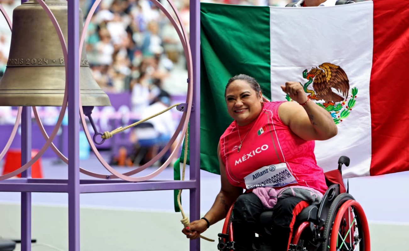 Da Gloria Zarza primera medalla de oro e México en Paralímpicos Paris 2024