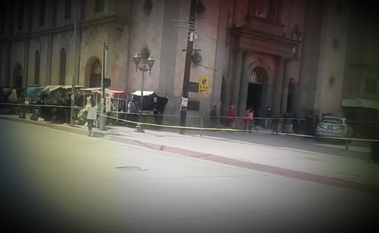 Balacera a un costado a la Catedral de Tijuana deja cuatro lesionados