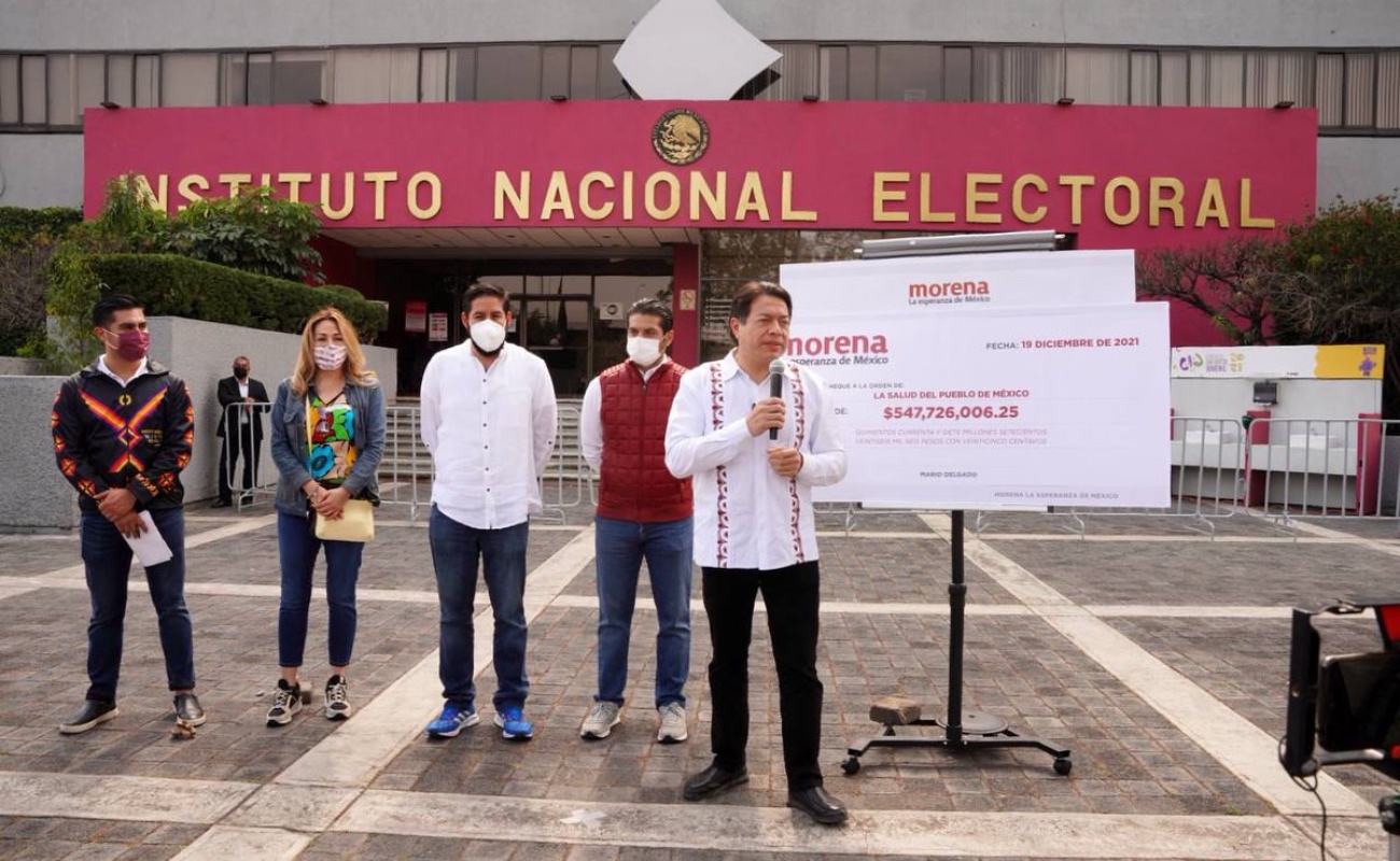 Llama Mario Delgado a diputados de Morena a impulsar juicio político contra consejeros del INE