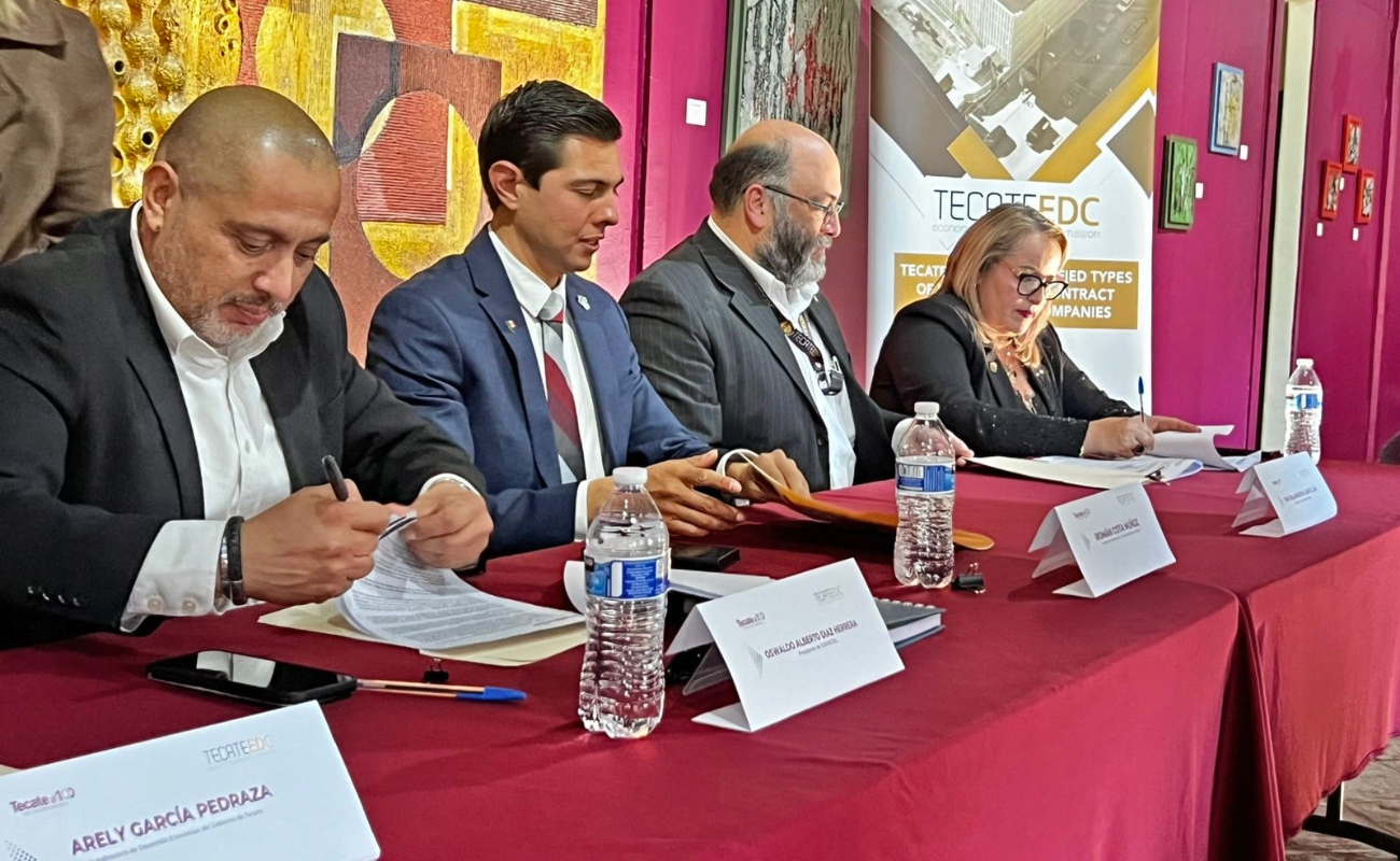 Tecate EDC trabaja en conjunto con gobierno municipal para potencializar el detonamiento económico