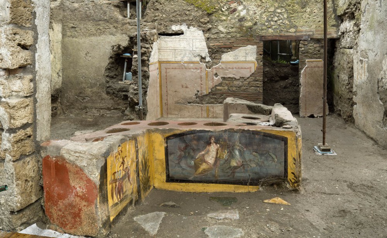 Descubren un 'fast-food' sobre las ruinas de Pompeya