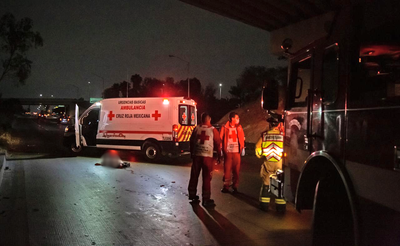 Muere atropellado hombre en situación de calle en la Vía Rápida Poniente