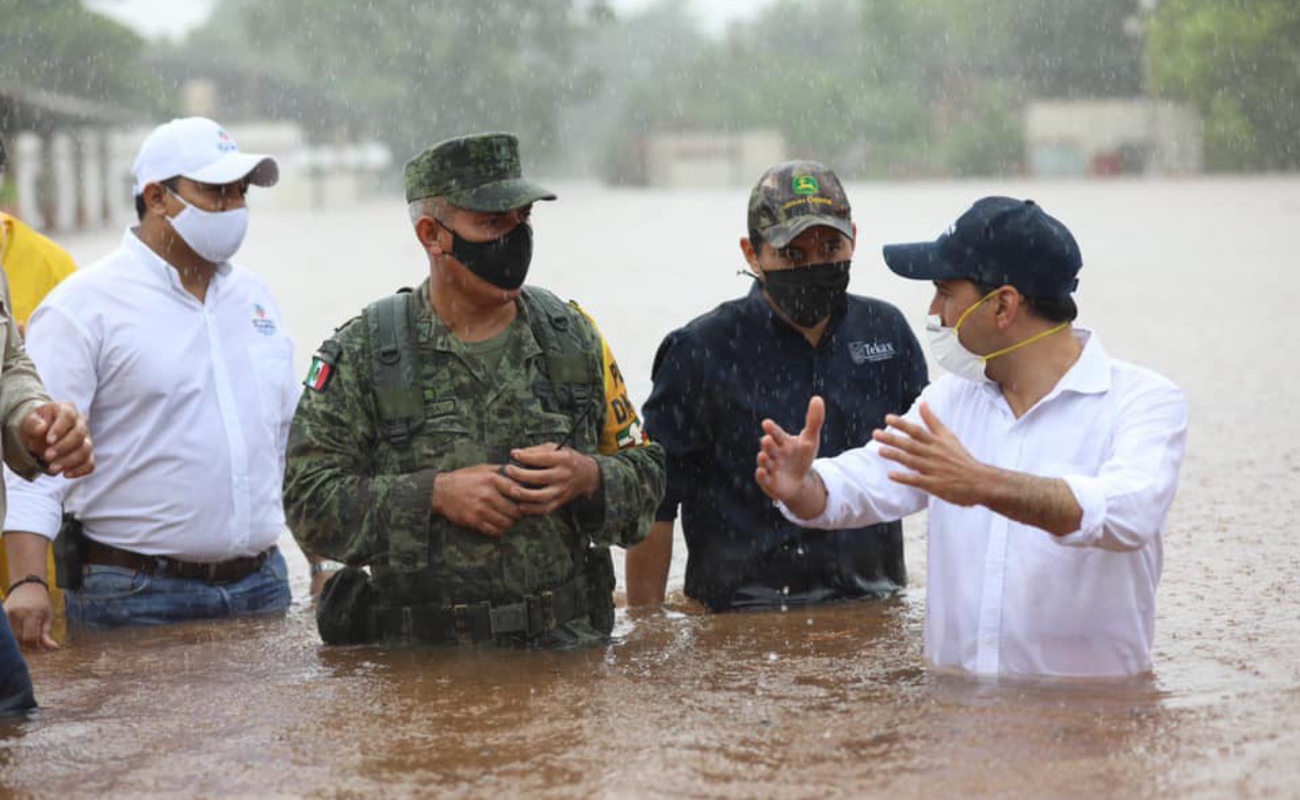 Más de mil 700 yucatecos están en albergues por tormenta Cristóbal