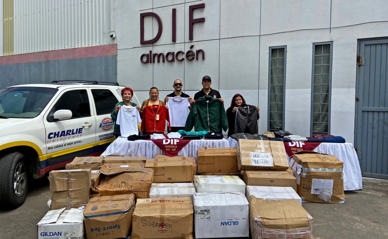 Recibe DIF Municipal donativo de 5 mil uniformes