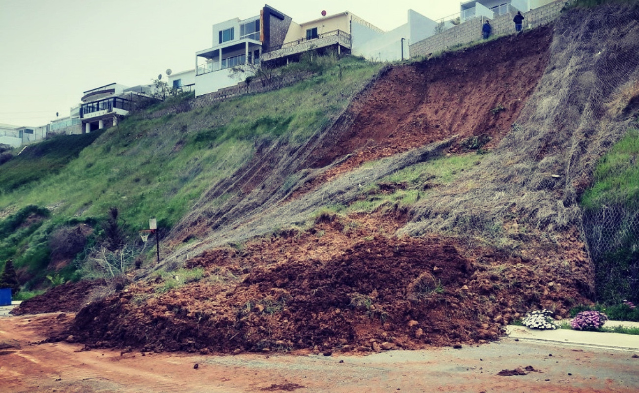 Elaboran estudios de geología por deslizamientos en Puerta del Mar
