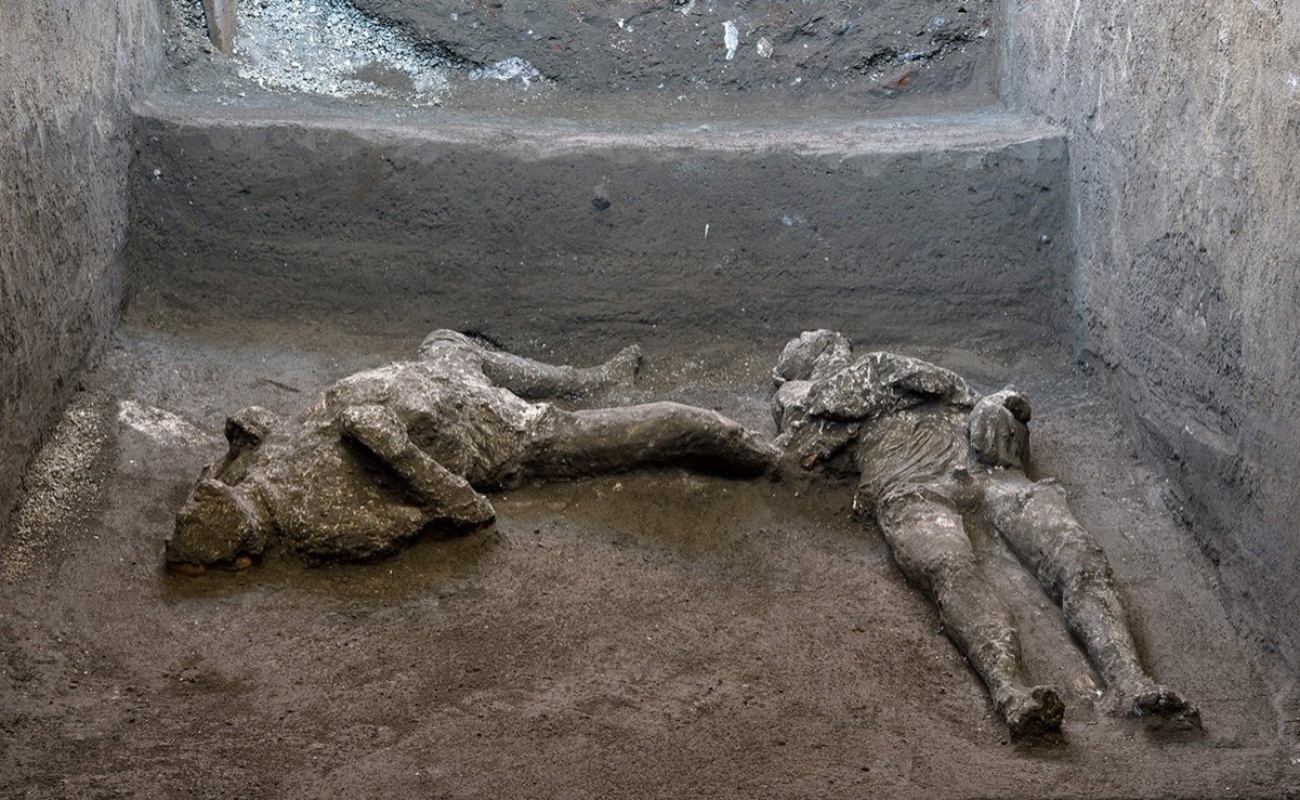 Hallan en Pompeya restos de víctimas que intentaron huir de la erupción del Vesubio