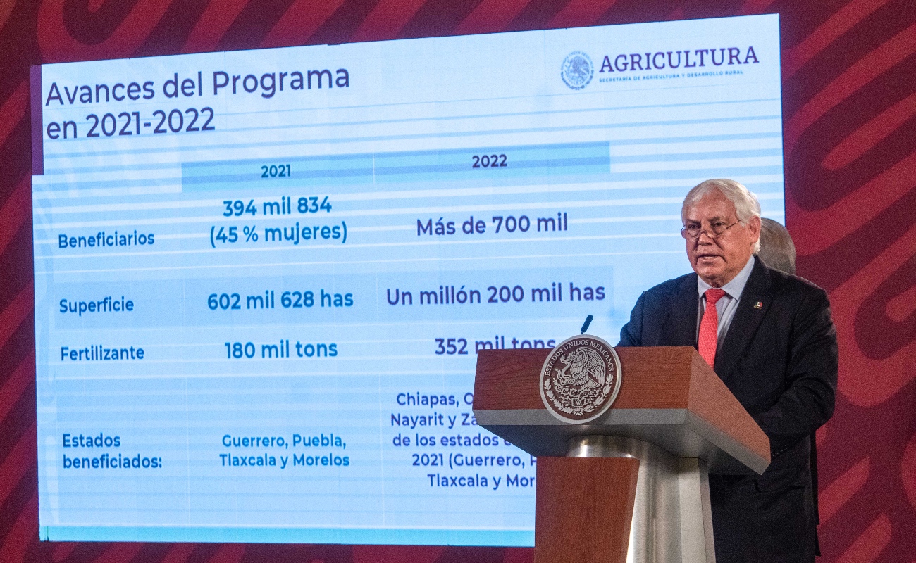 Amplía México estrategia de entrega de fertilizantes, a favor de la seguridad alimentaria