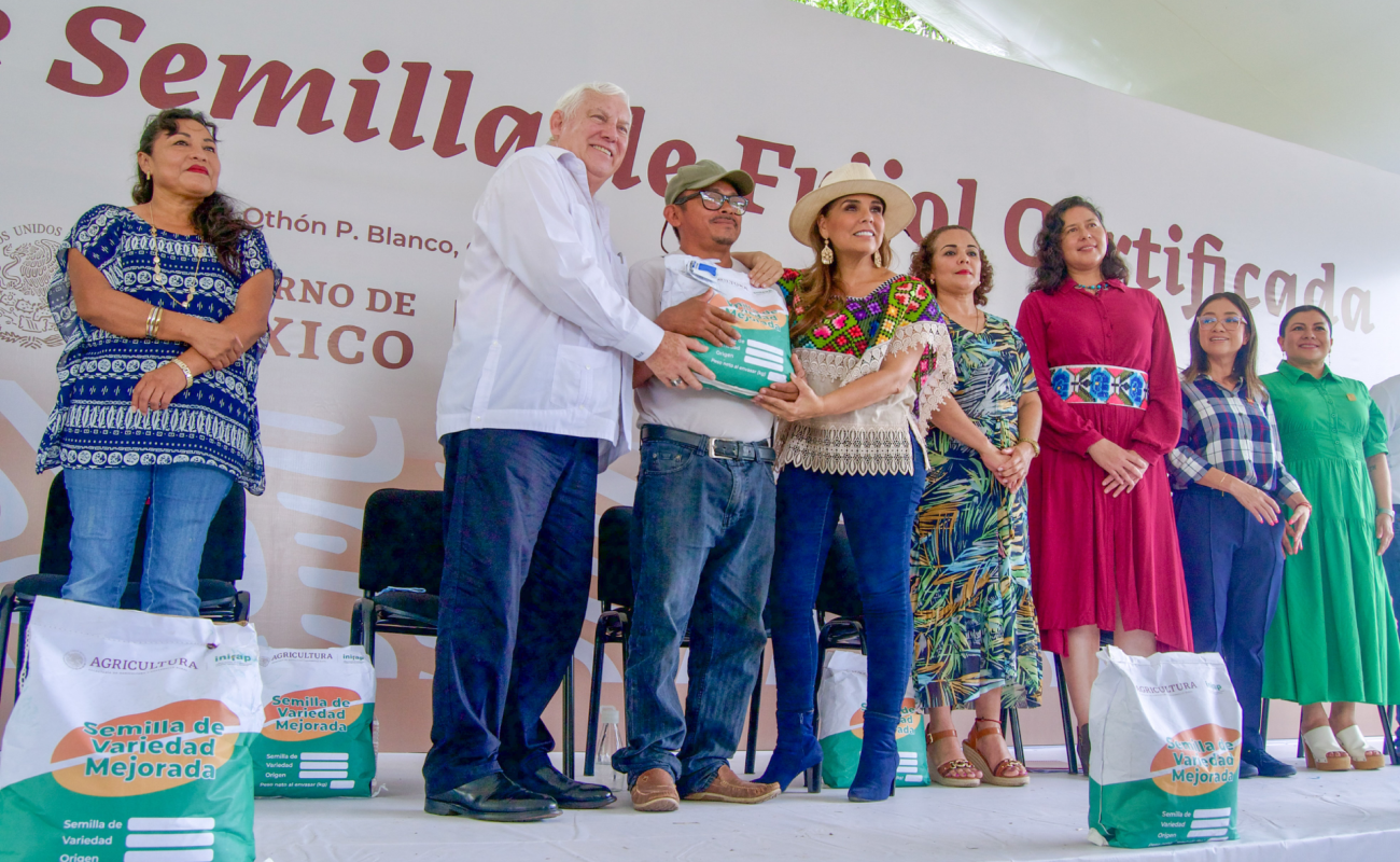 Impulsa Agricultura producción de frijol en Sur-Sureste con semilla certificada