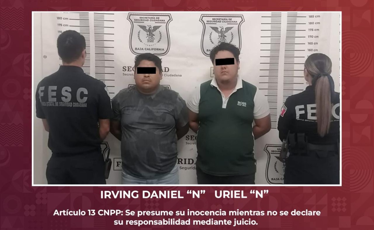 Detienen a dos traficantes de personas en Ensenada, transportaban a 13 personas