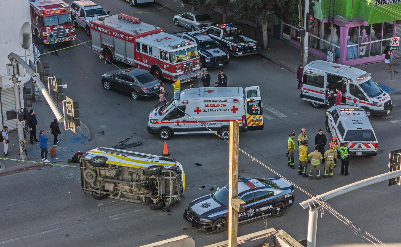 Un muerto y siete heridos, saldo de choque en Zona Centro