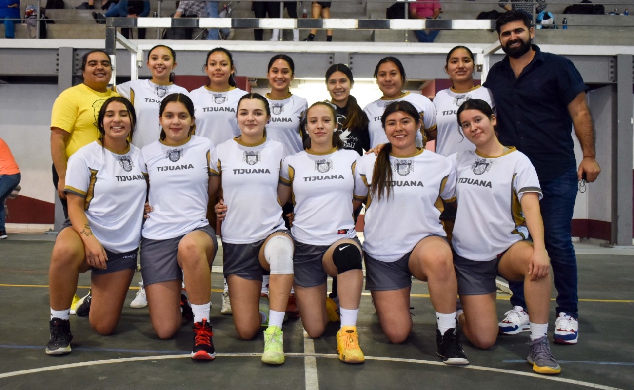 Gana Tijuana las tres categorías de la fase estatal del balonmano femenil