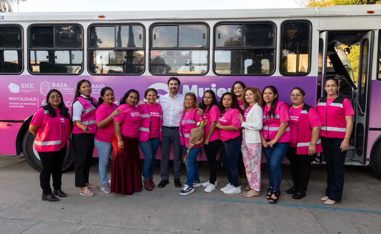 Apoyarán mujeres al volante la movilidad de Baja California