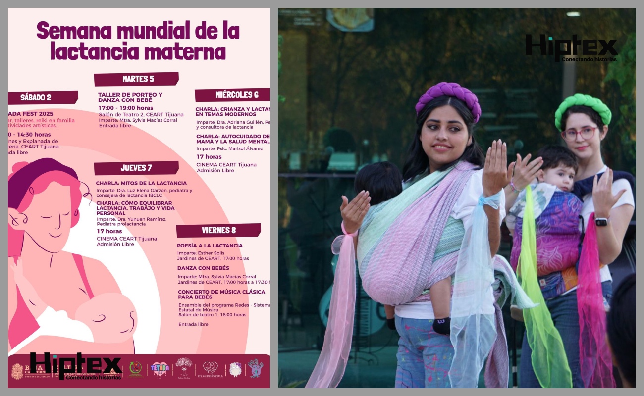 Semana Mundial de la Lactancia Materna; un espacio para conectar, crear y celebrar en familia