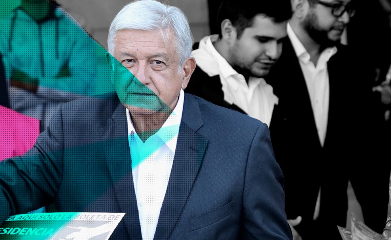 López Obrador se muestra atento al desarrollo de la jornada electoral