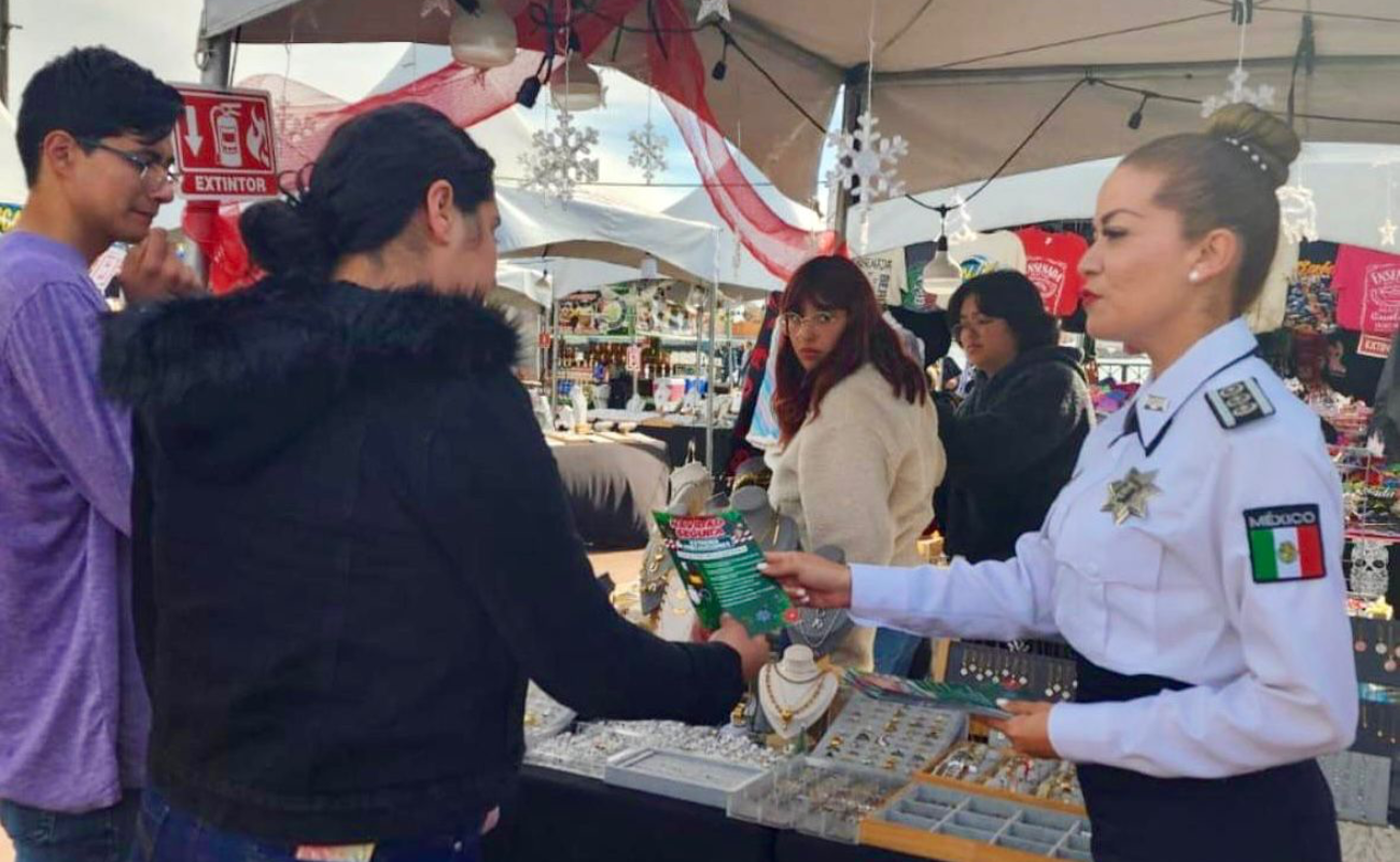 Refuerza Policía Municipal medidas preventivas en Ensenada