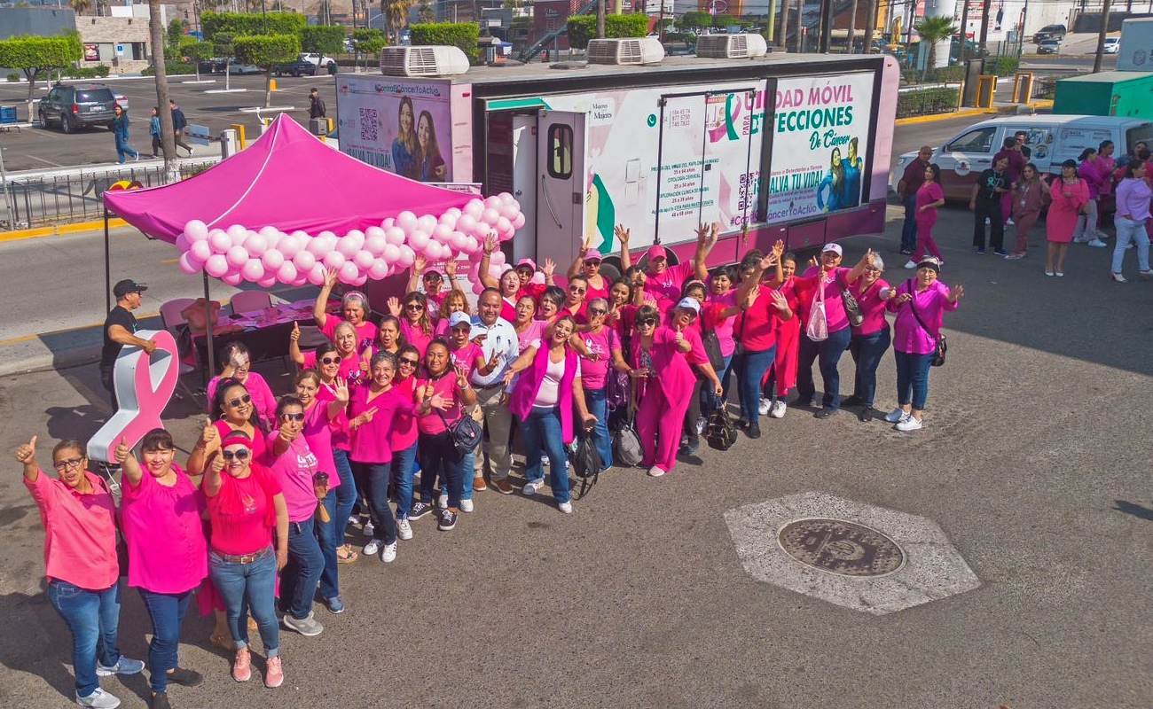 Intensifican detección de cáncer de mamá con "Módulo Rosa Móvil”