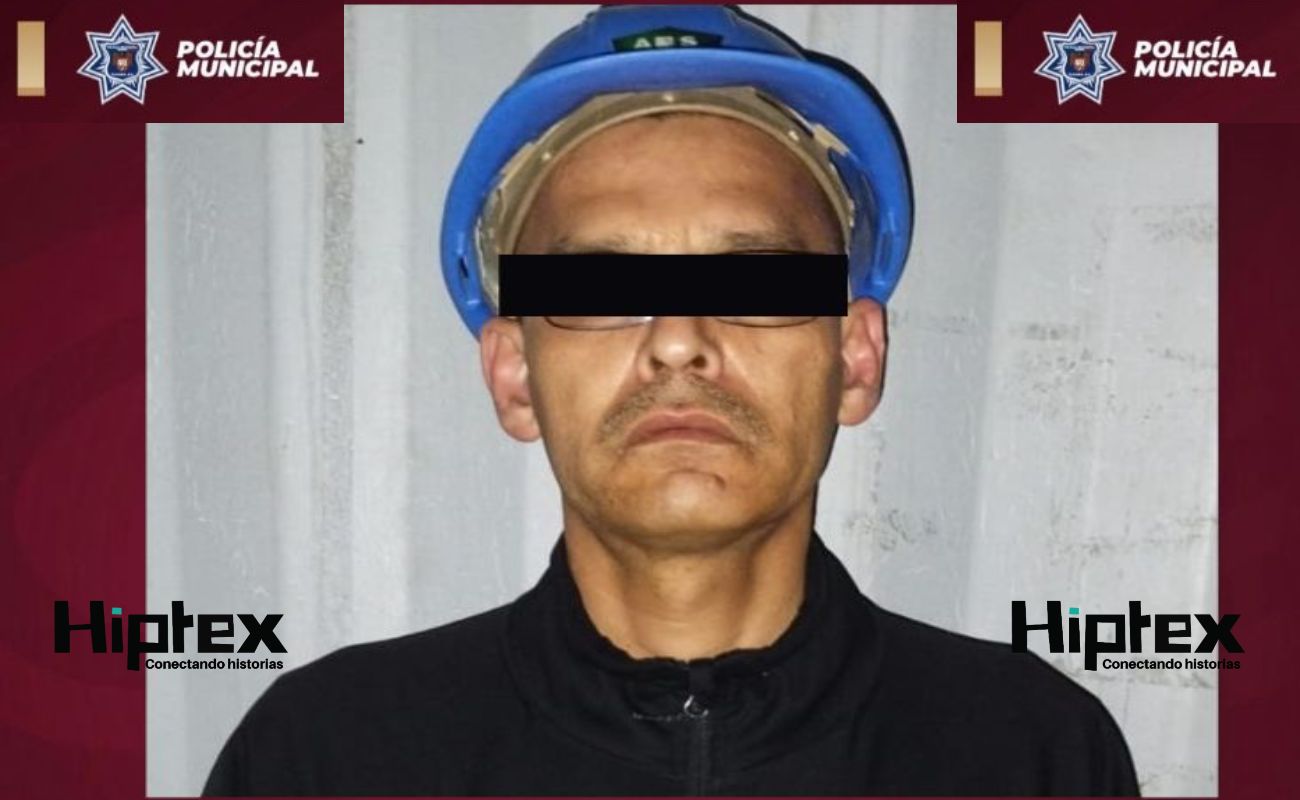 Cae en operativo de la Policía Municipal el llamado “ladrón del casco azul”