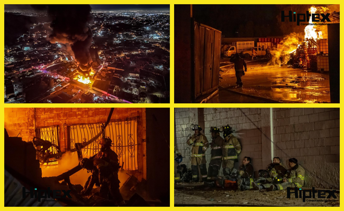 Fuerte incendio consume una bodega en La Gloria