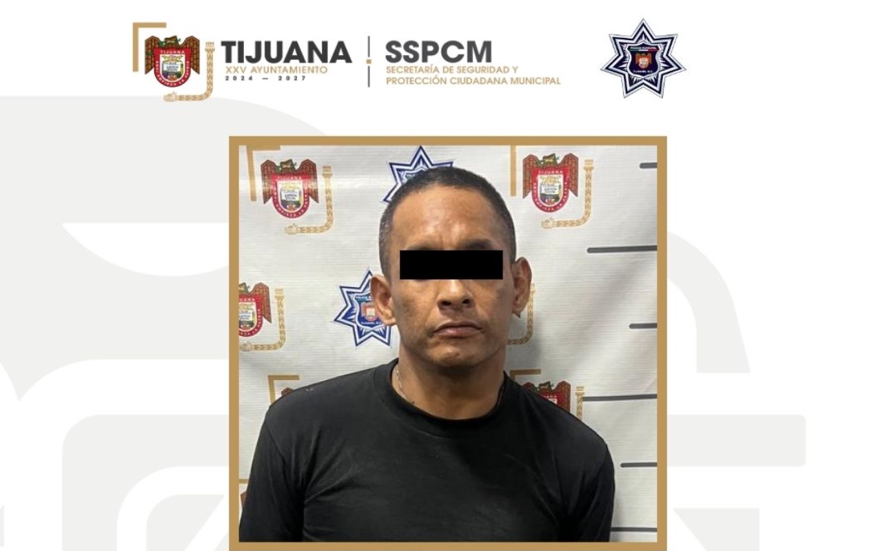 Detiene Policía Municipal de Tijuana al “Piter”, tiene dos órdenes de aprehensión por homicidio