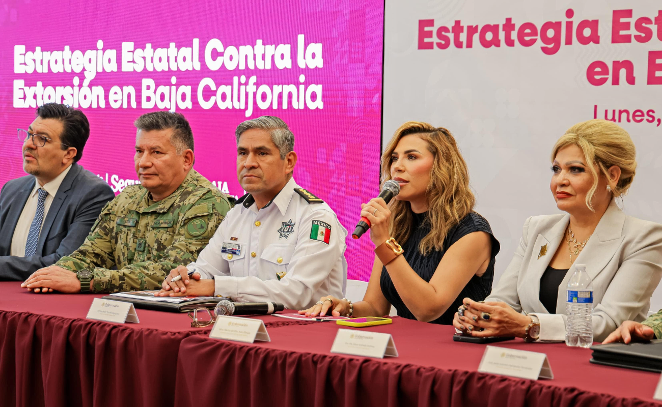 Presenta gobierno de Marina del Pilar Estrategia Estatal para Combatir la Extorsión en BC