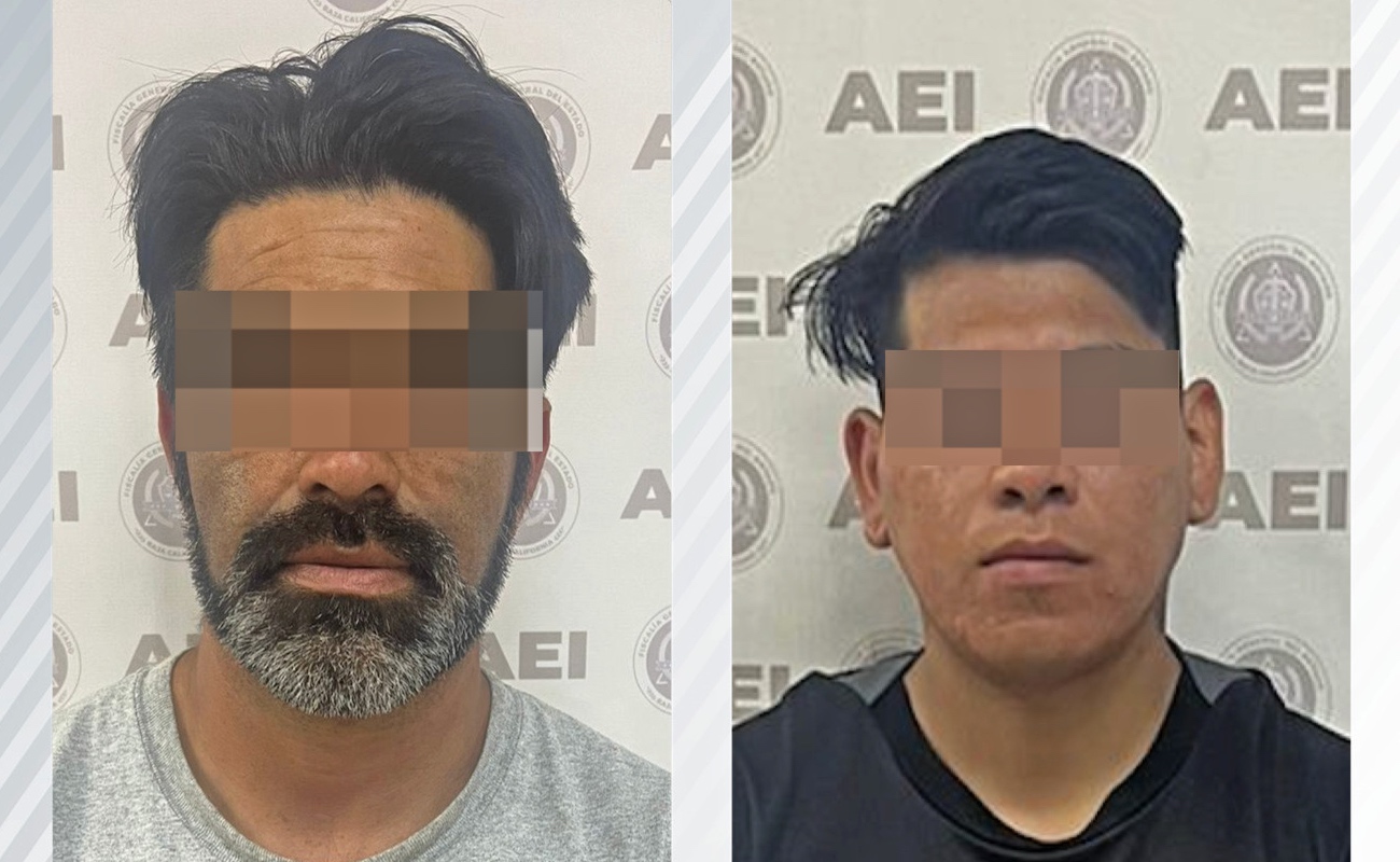 Agentes de la FGE capturaron a dos sujetos por robo en San Quintín