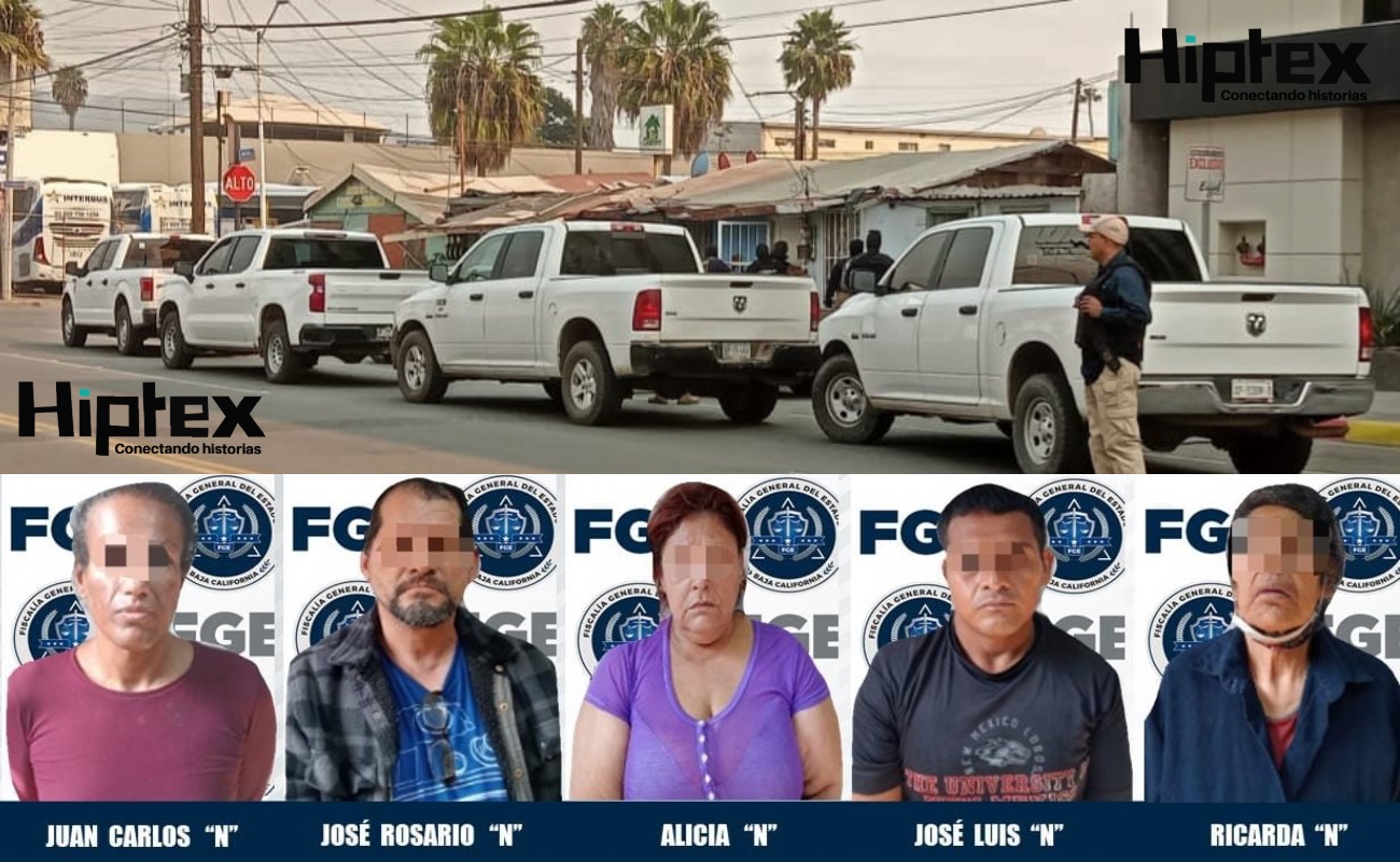 Detienen a cinco tras cateos contra narcomenudeo en Ensenada