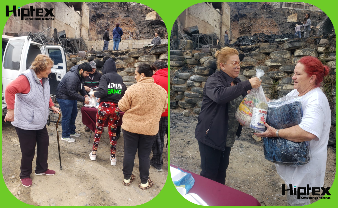 Apoyan a familias damnificadas por incendio en Pedregal de Santa Julia