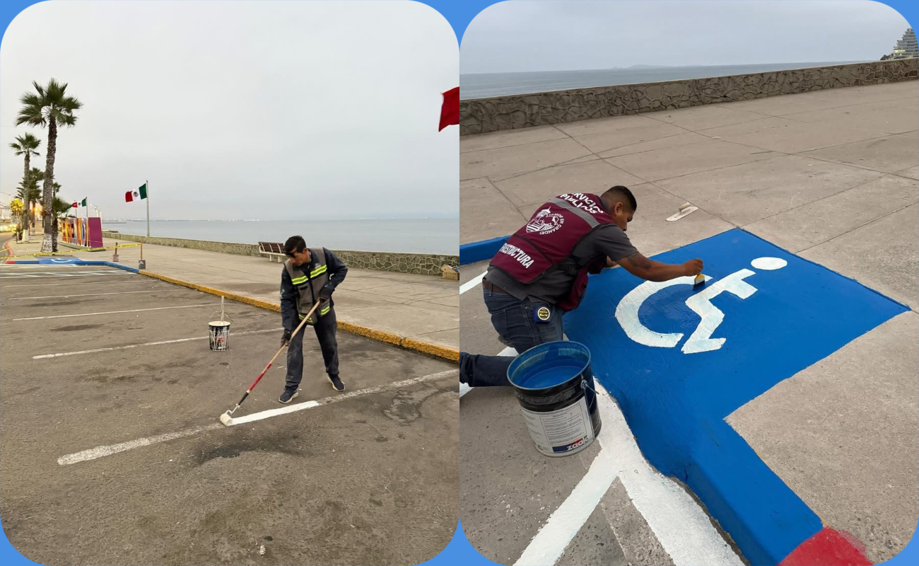 Construyen rampas de acceso universal en parador Fernando Consag