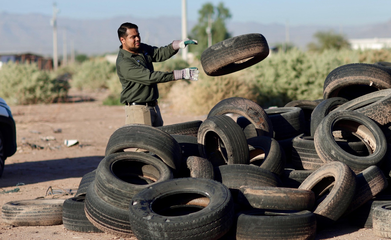 Realizan cuarta Jornada de Recolección de Llantas en Mexicali