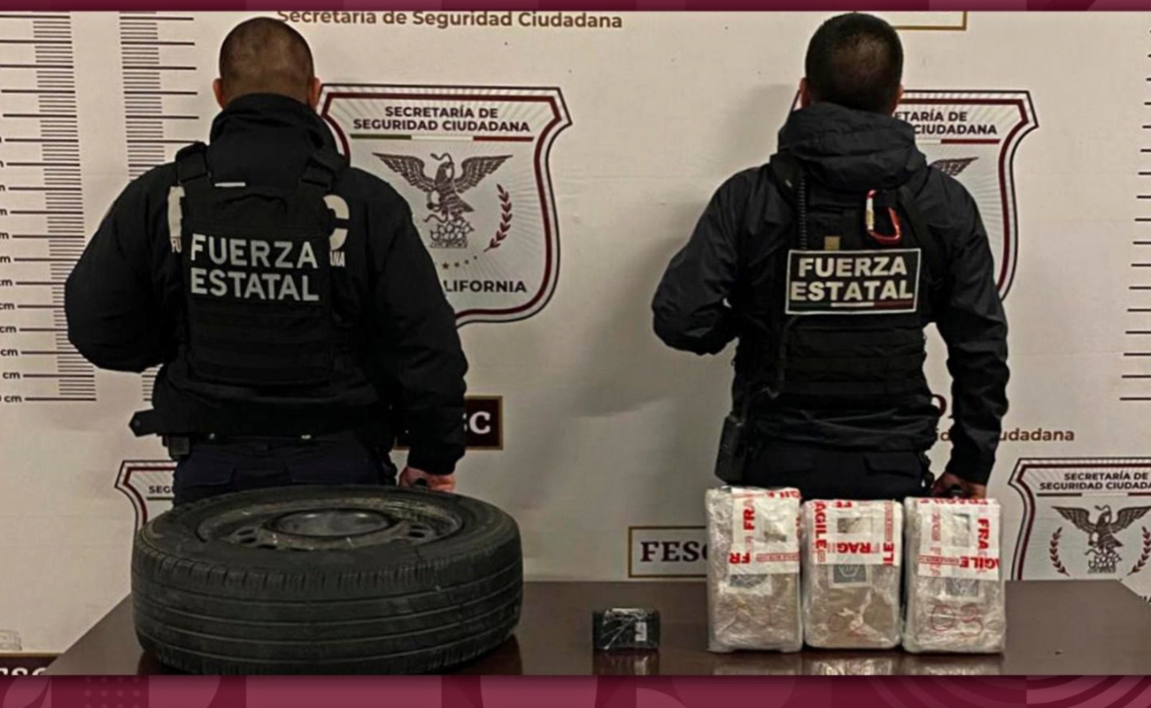 Detectan “mula ciega” con más tres kilos de cocaína