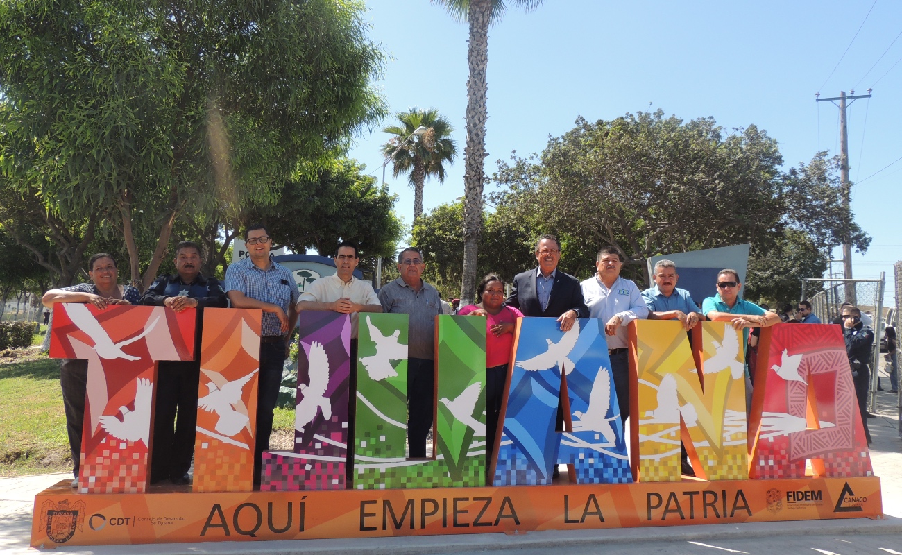 Develan letras de Tijuana en Zona Este