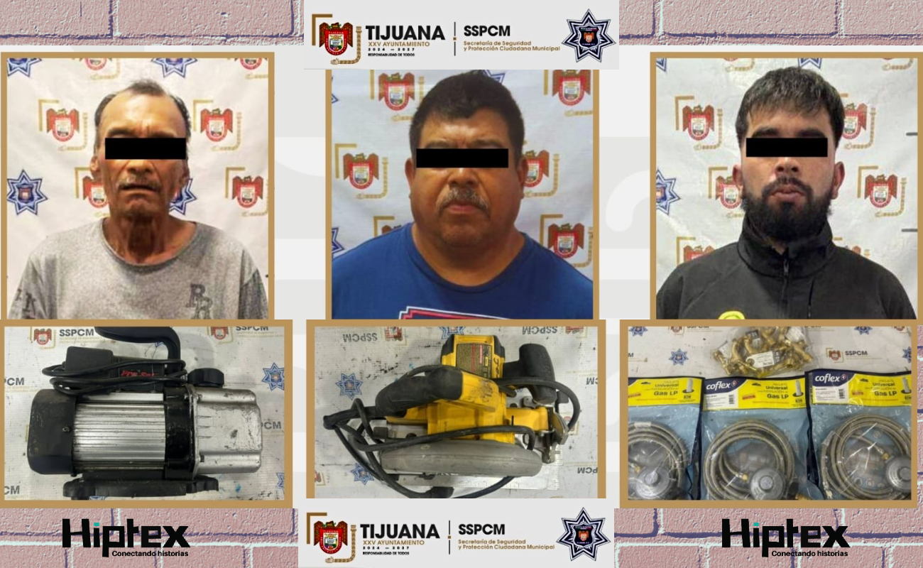 Asegura Policía Municipal a tres personas por robo simple a comercio