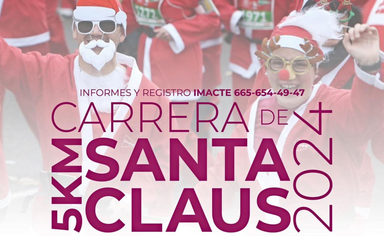 IMACTE invita a toda la comunidad a participar en la “carrera de Santa Claus 5k” 2024