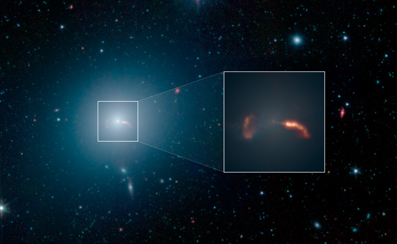Nasa da a conocer nuevas fotografías de galaxia alrededor de agujero negro