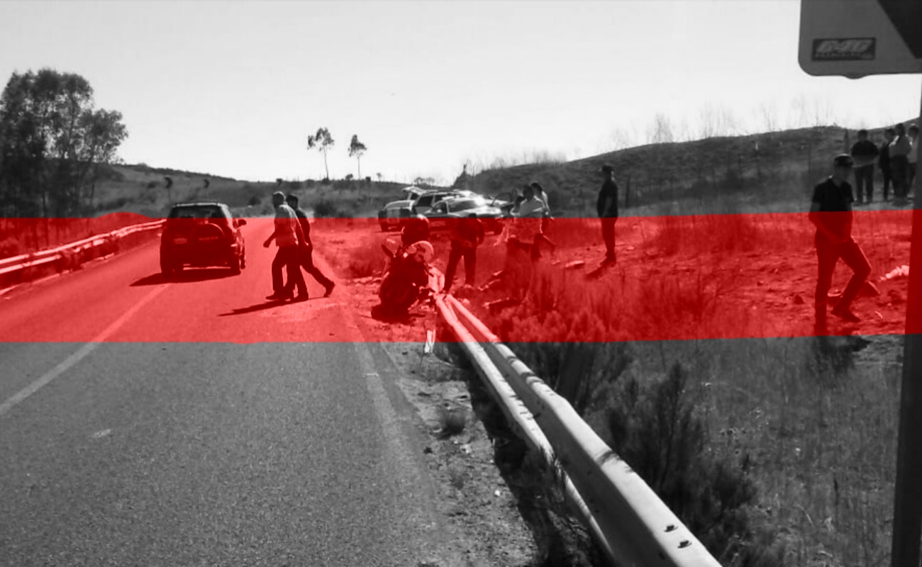 Tres motociclistas lesionados en dos accidentes en Ensenada