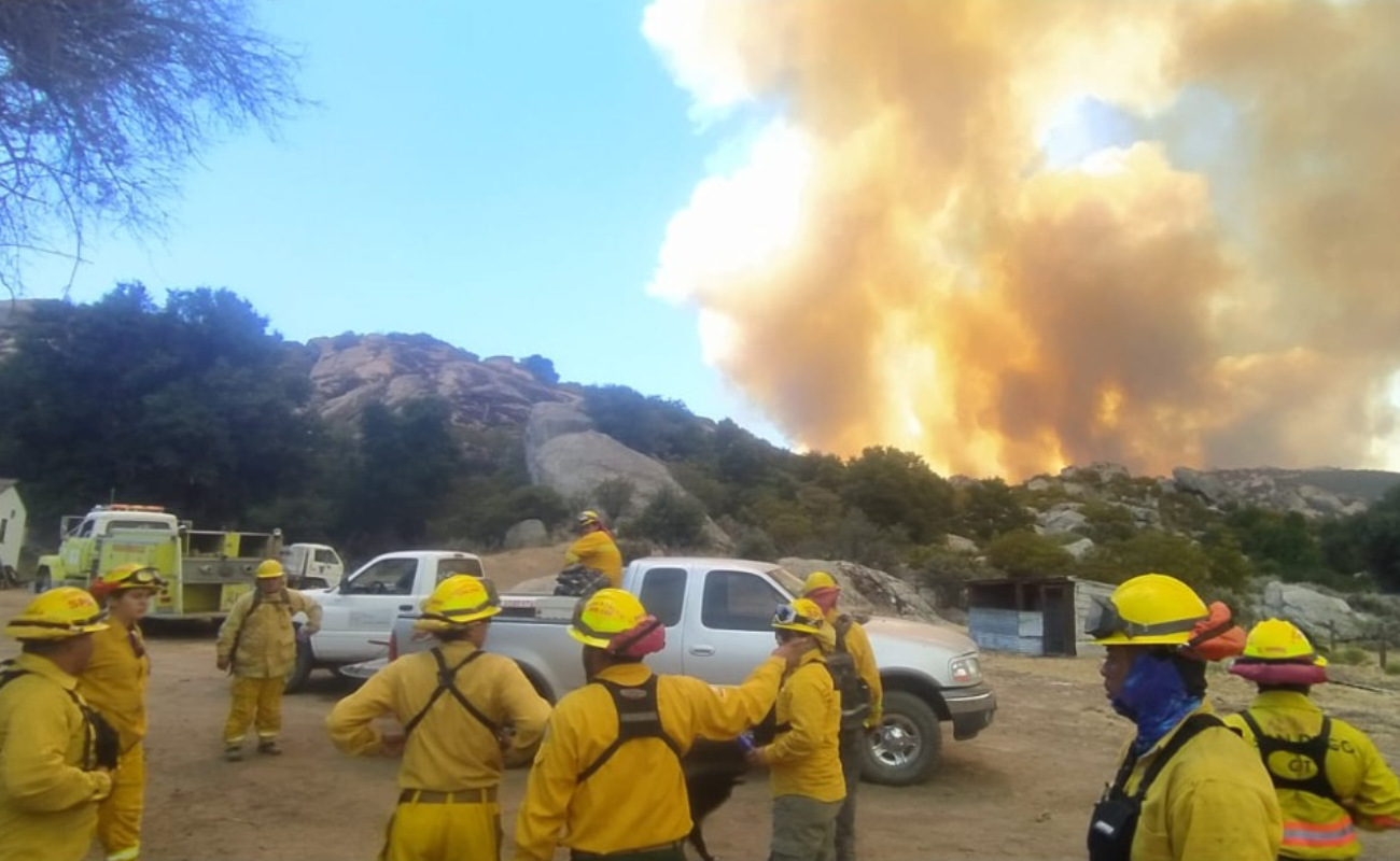 Capacitarán cuartel forestal de BC y Cal Fire de California, EU, a bomberos chilenos