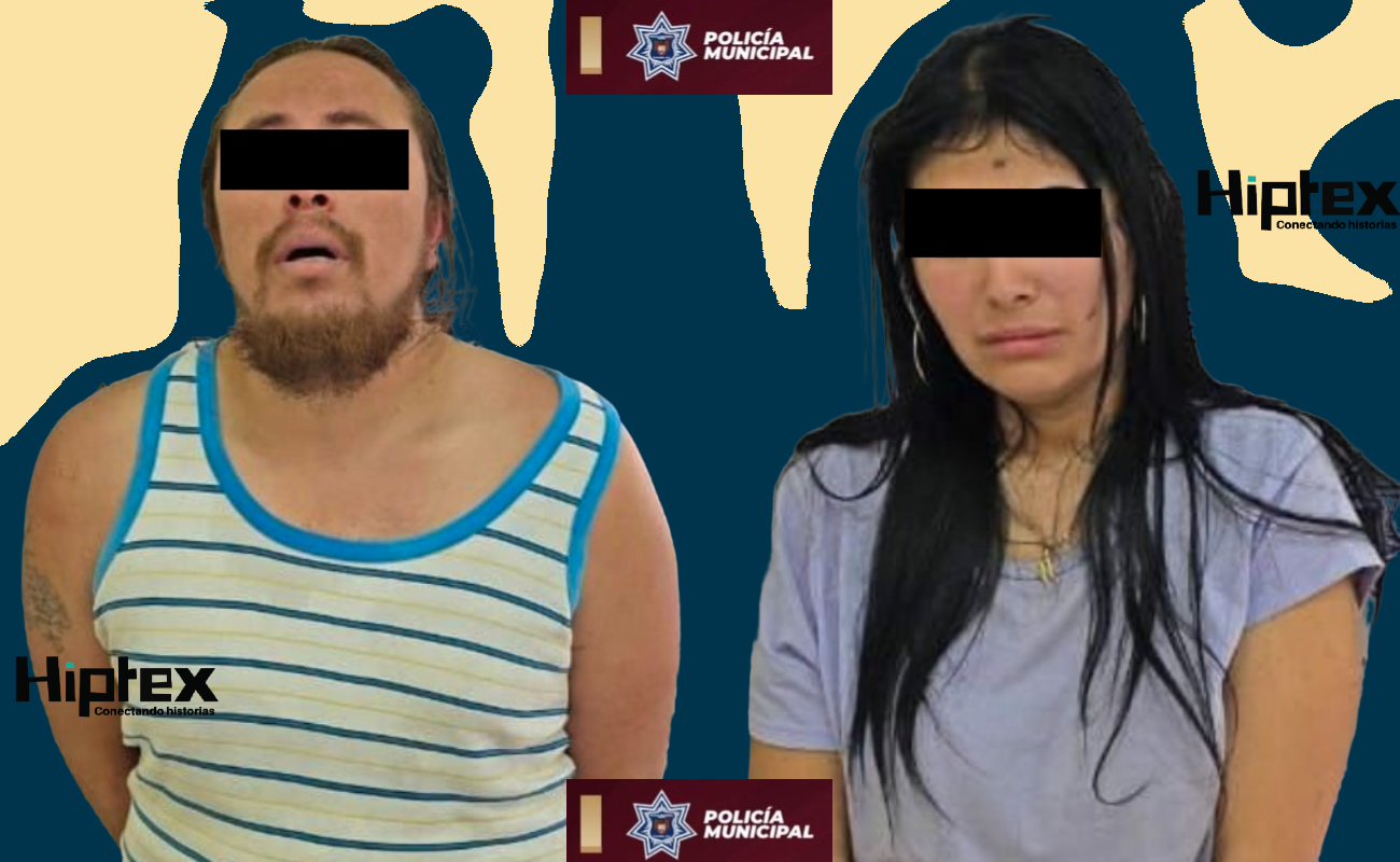 Captura Policía Municipal a pareja acusada de extorsión