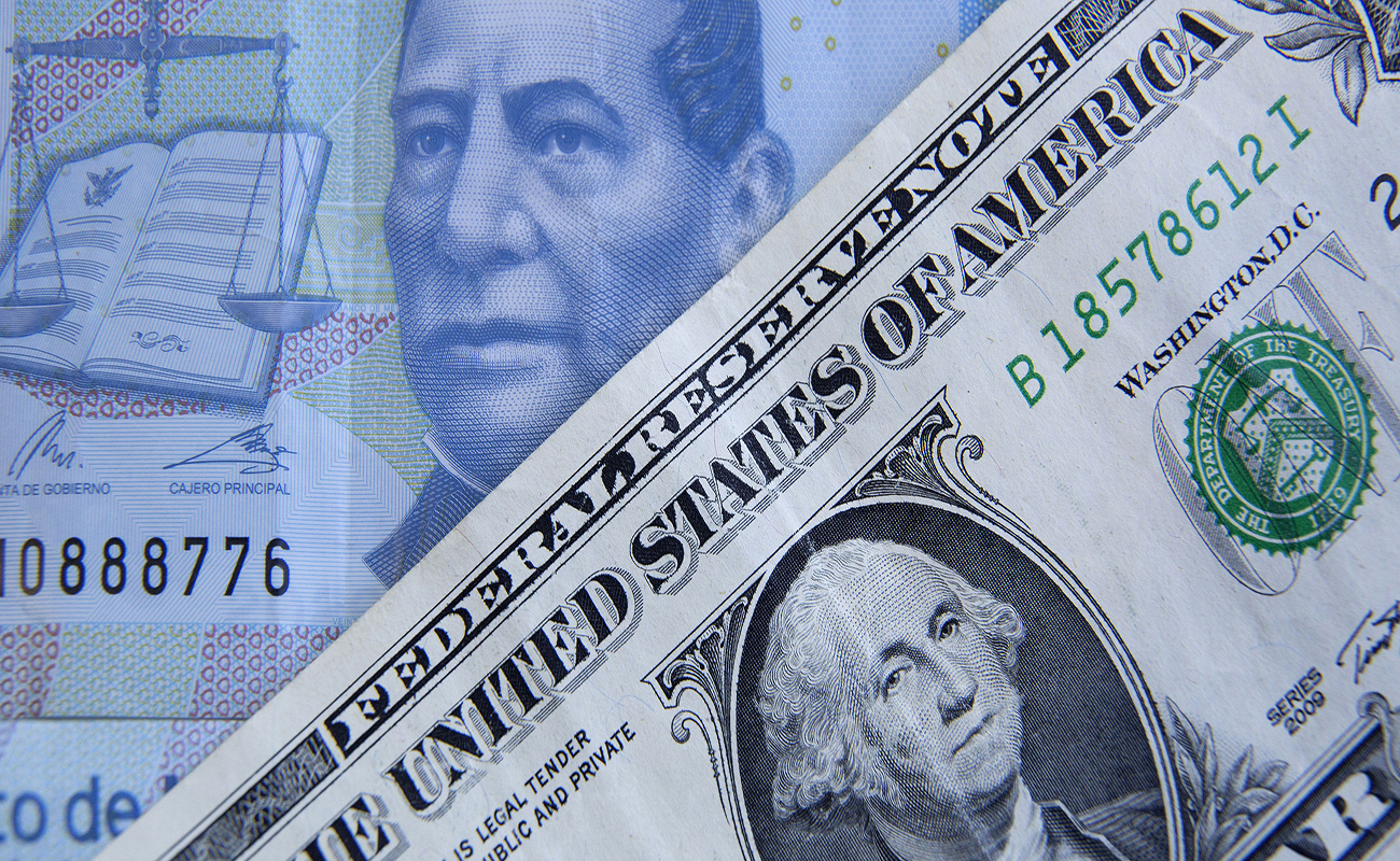 El dólar en 20.33 en bancos de México