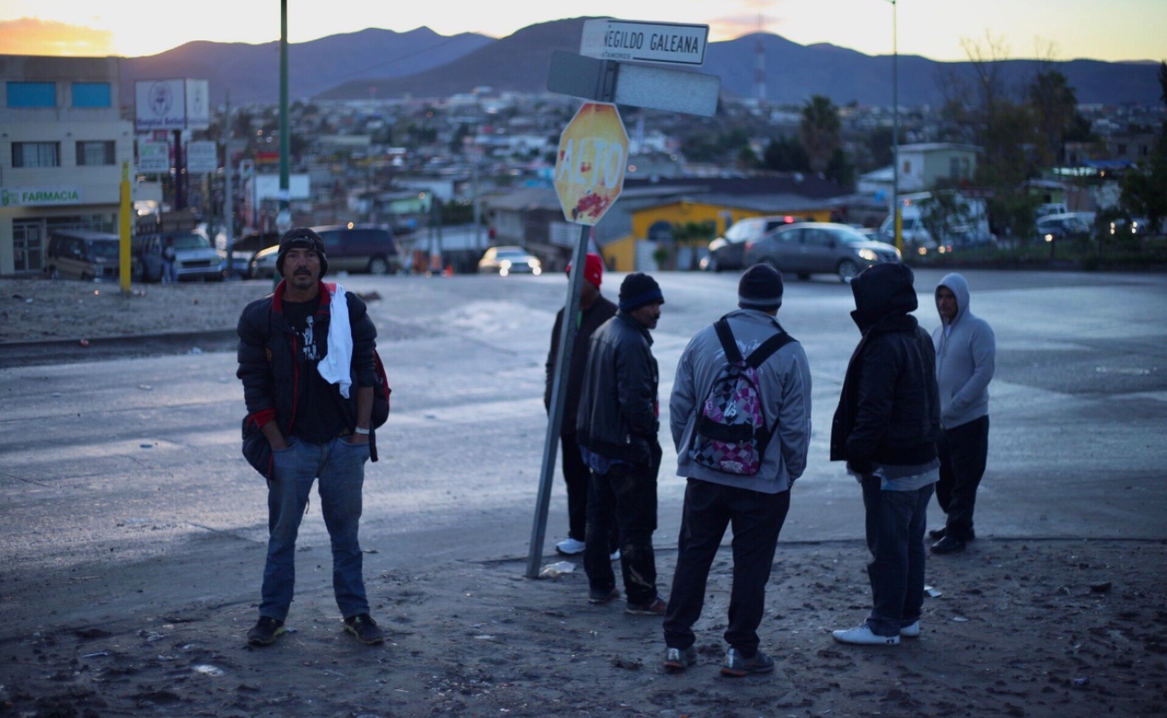 No quiere caravana migrante a Policía Municipal en “El Barretal”