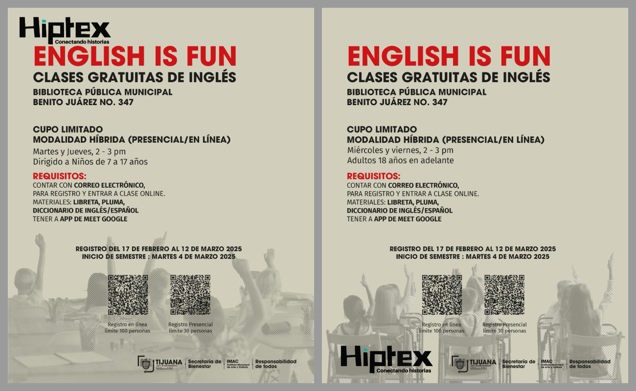 Ofrece IMAC Tijuana clases de inglés gratuitas