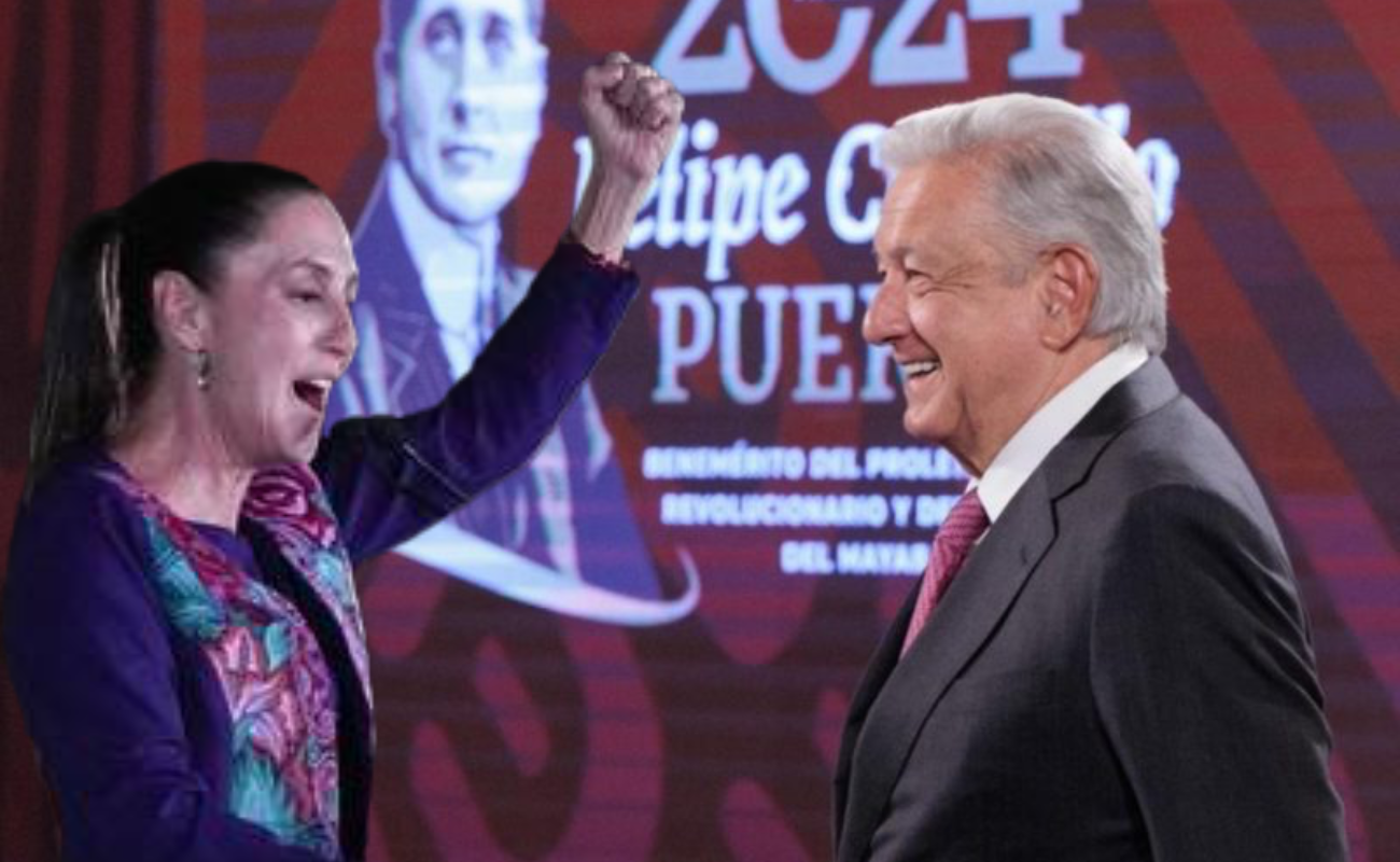Para el presidente López Obrador, el triunfo de Claudia Sheinbaum es “misión cumplida”