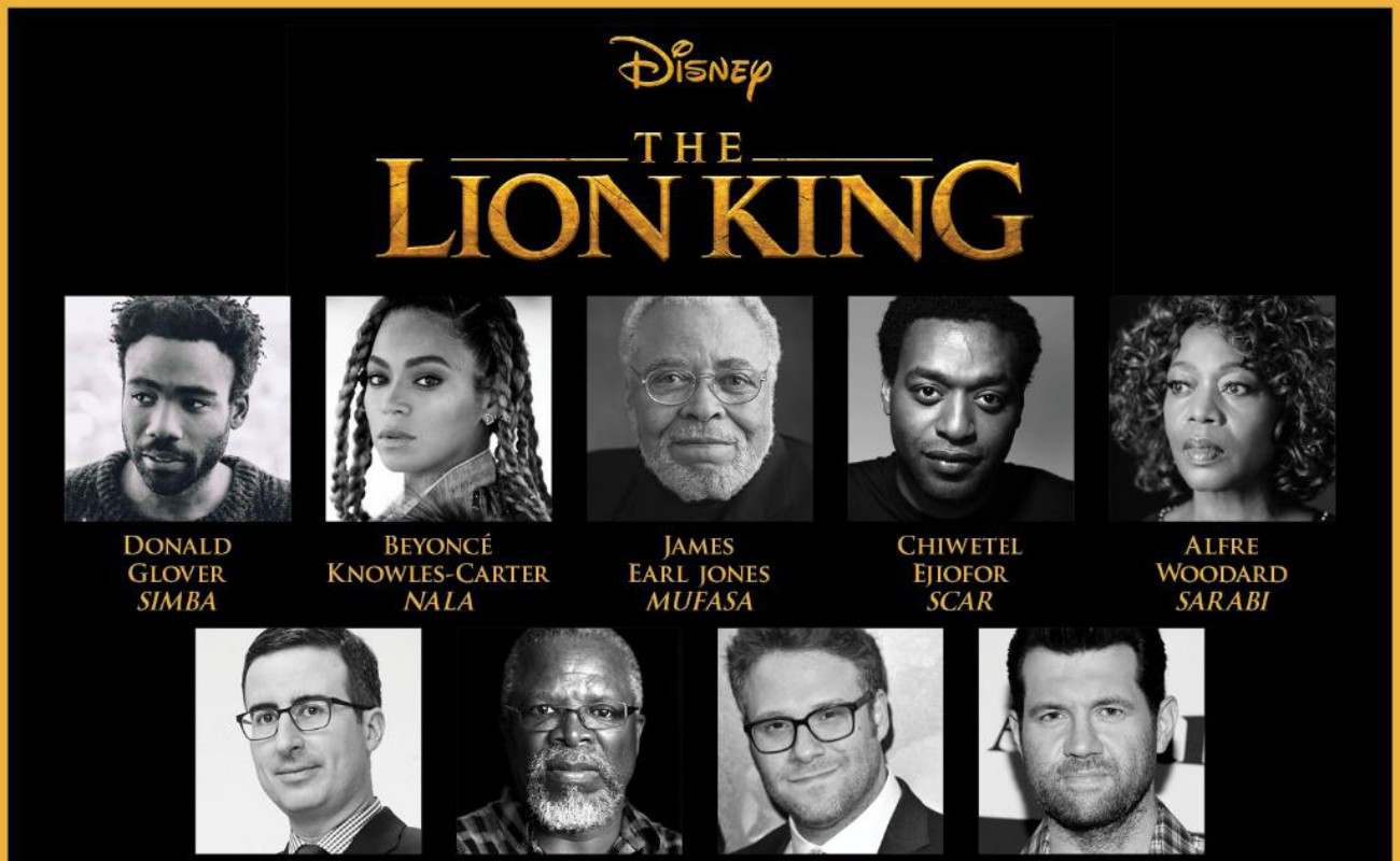 Disney da a conocer el elenco para El Rey León
